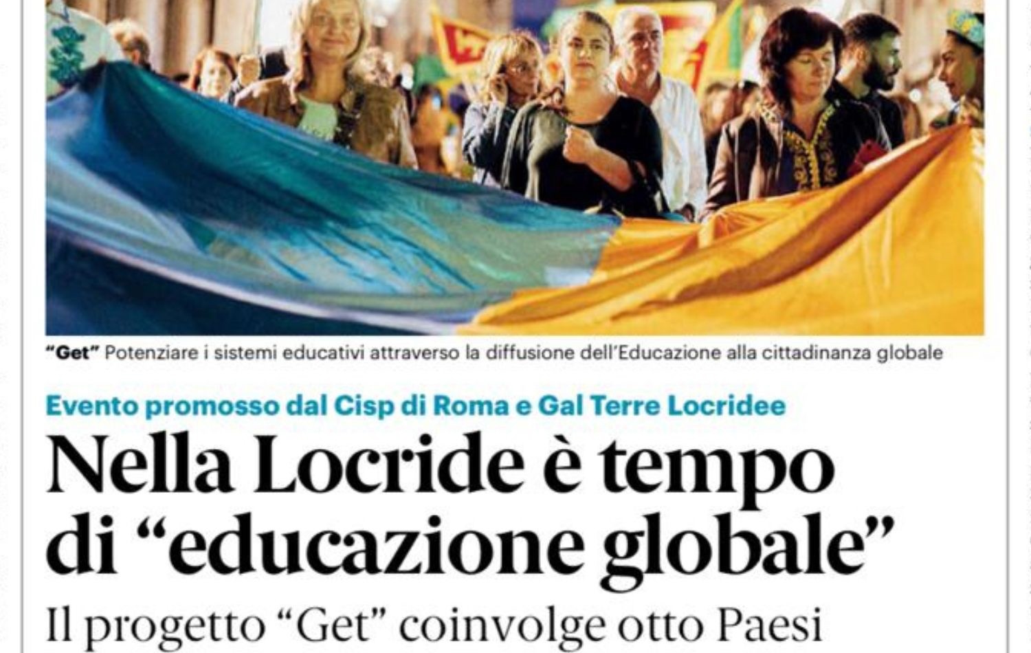 Nella Locride è tempo di &quot;educazione globale&quot; Image 1